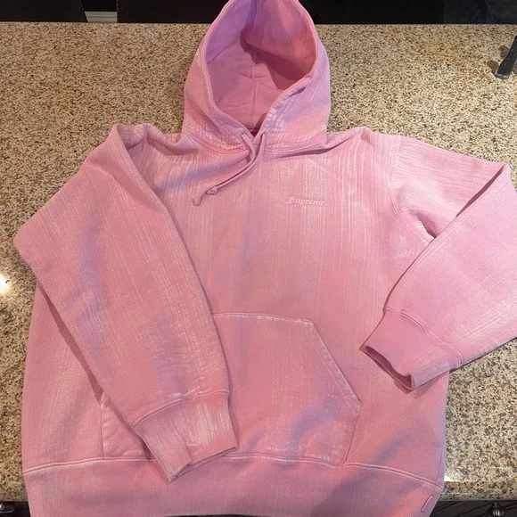 Supreme | Sweaters | Pink Supreme Brush Stroke Hooded Sweatshirt  